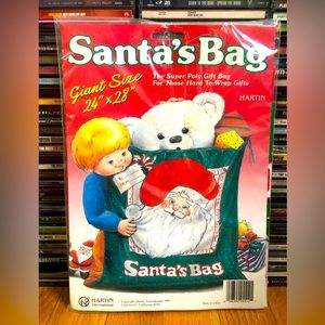 Vintage 1991 Santa’s Bag Giant Poly Gift Bag